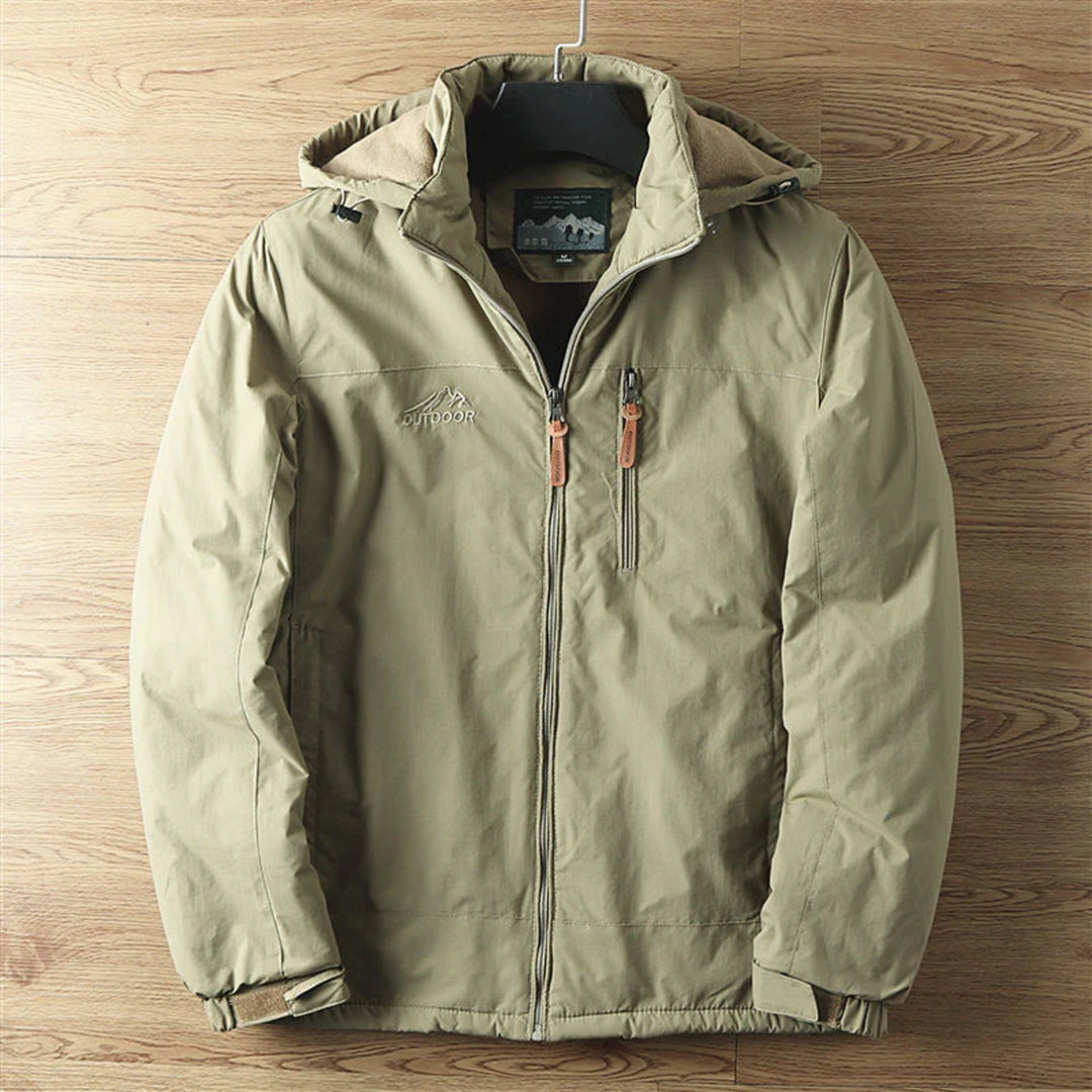 Heren Fleece Jacket Waterafstotend Avontuurlijke Stijl 1