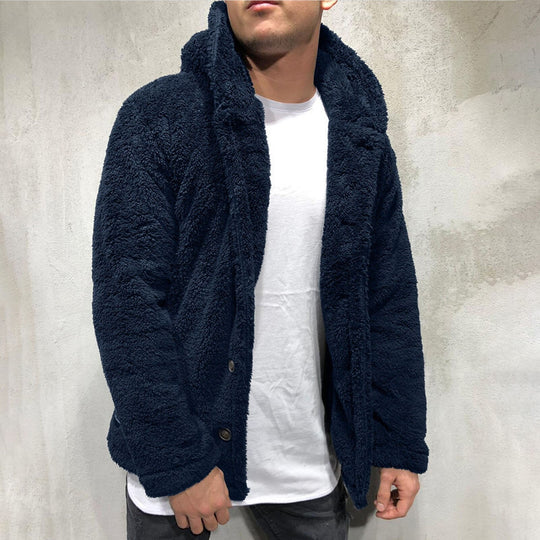 Heren Fleece Jas Casual 9