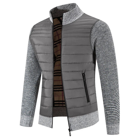 Heren Fleecejacka Kort Modern Design 4