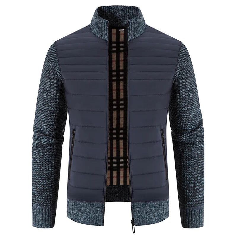 Heren Fleecejacka Kort Modern Design 6