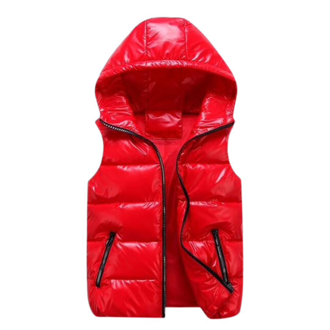 Heren Geïsoleerd Vest met Capuchon Casual Stijl 4