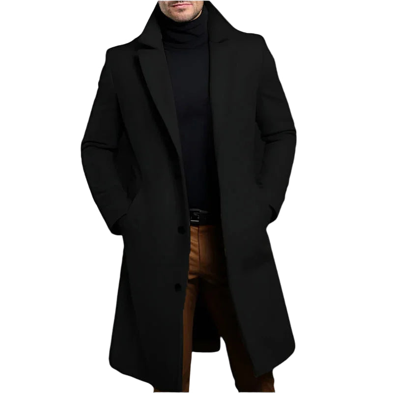 Heren Halflange Jas Stijlvol 0