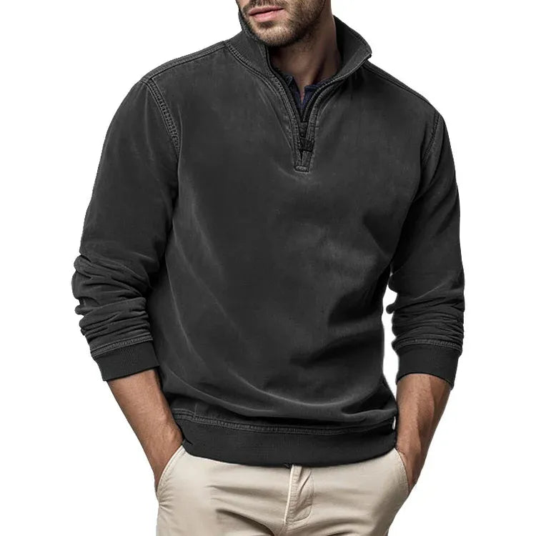 Heren Hoodie Vintage Stijl met Relaxed Pasvorm 4
