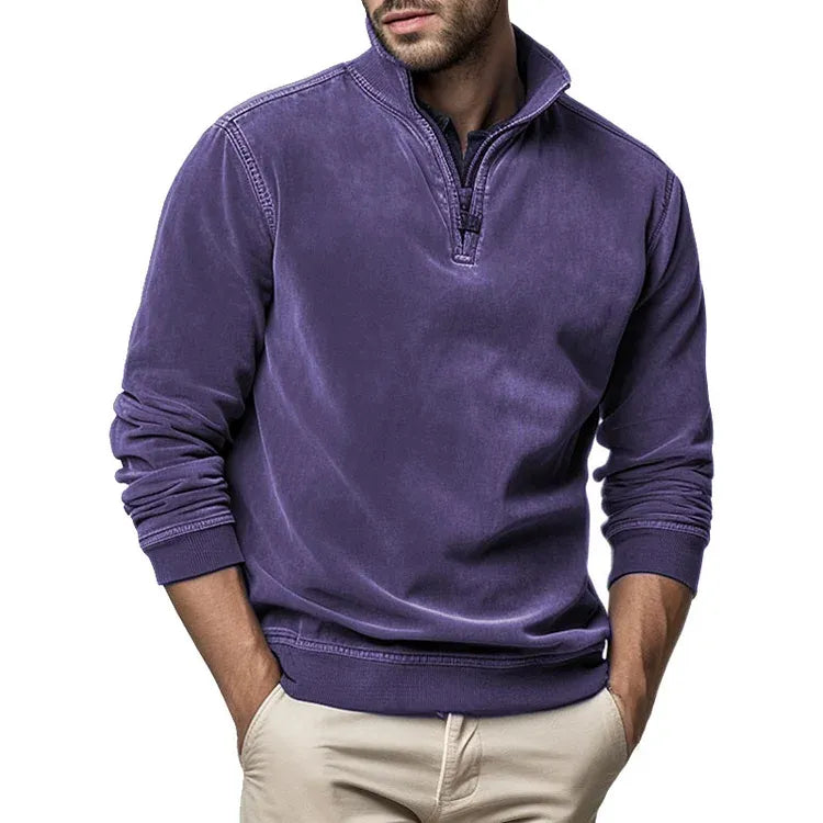 Heren Hoodie Vintage Stijl met Relaxed Pasvorm 5