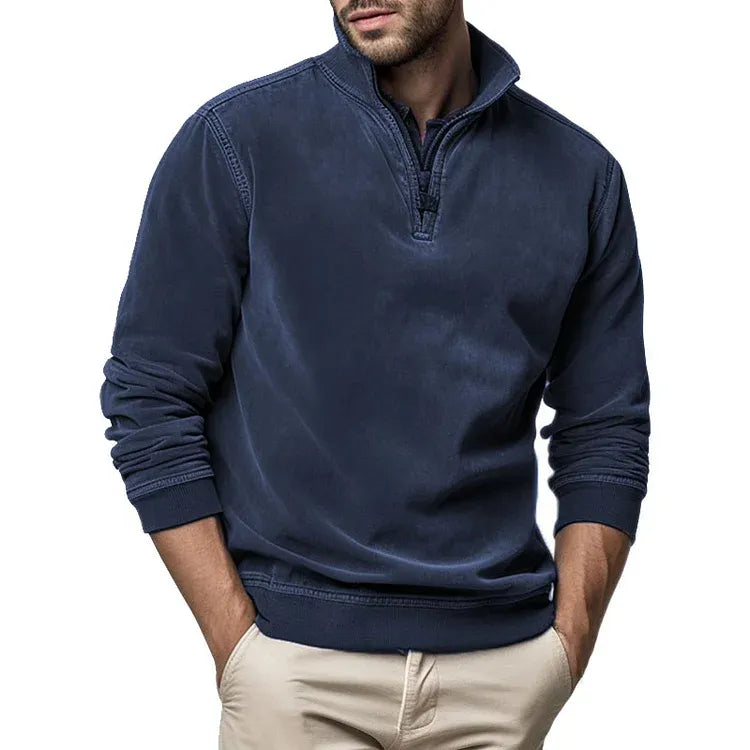 Heren Hoodie Vintage Stijl met Relaxed Pasvorm 8