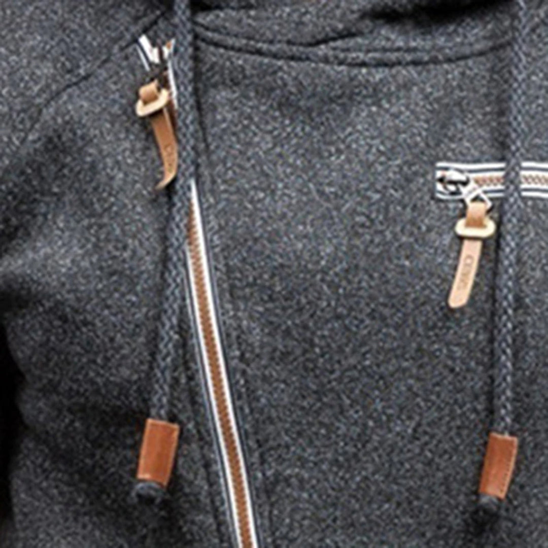 Heren Hoodie met Ritssluiting en Capuchon 1
