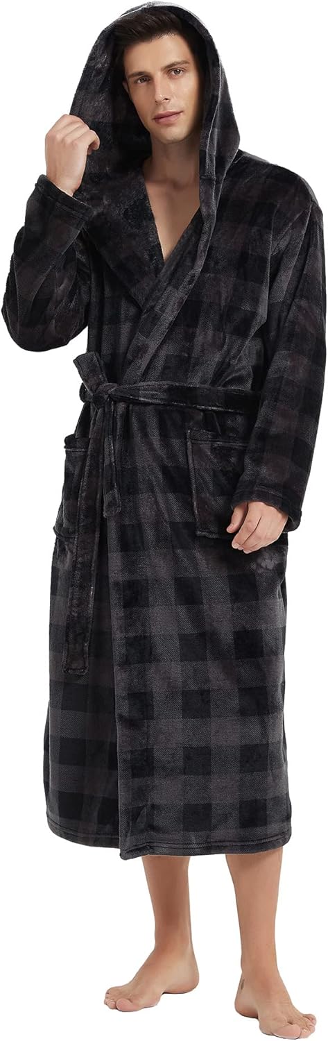 Heren Lange Badjas Fleece 13