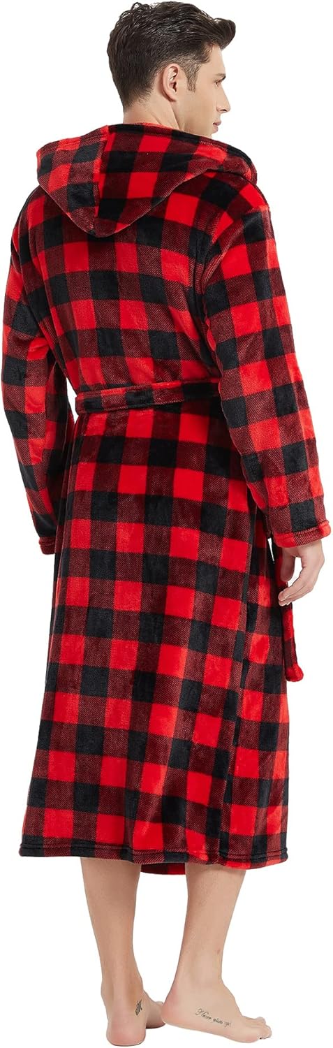 Heren Lange Badjas Fleece 8