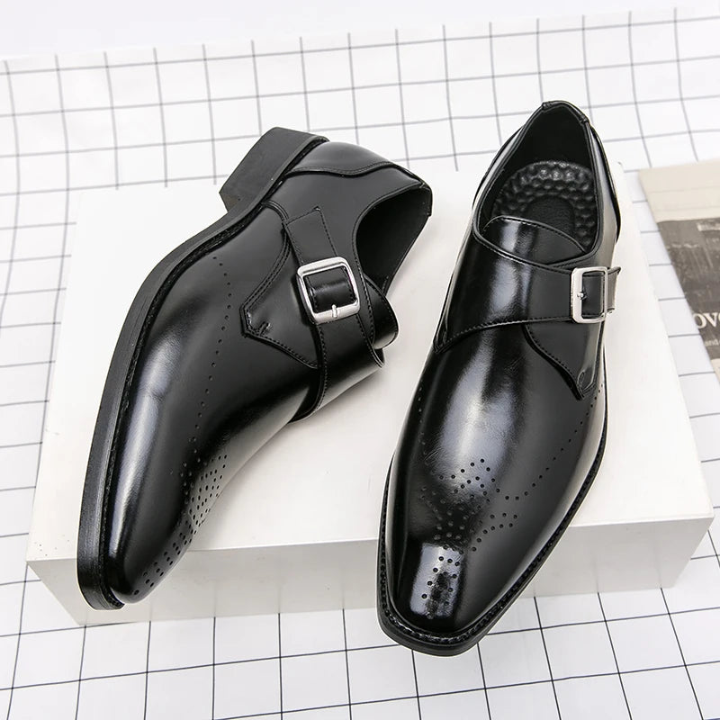 Heren Loafers Zwart Casual Schoenen voor Bruiloft en Feest 0