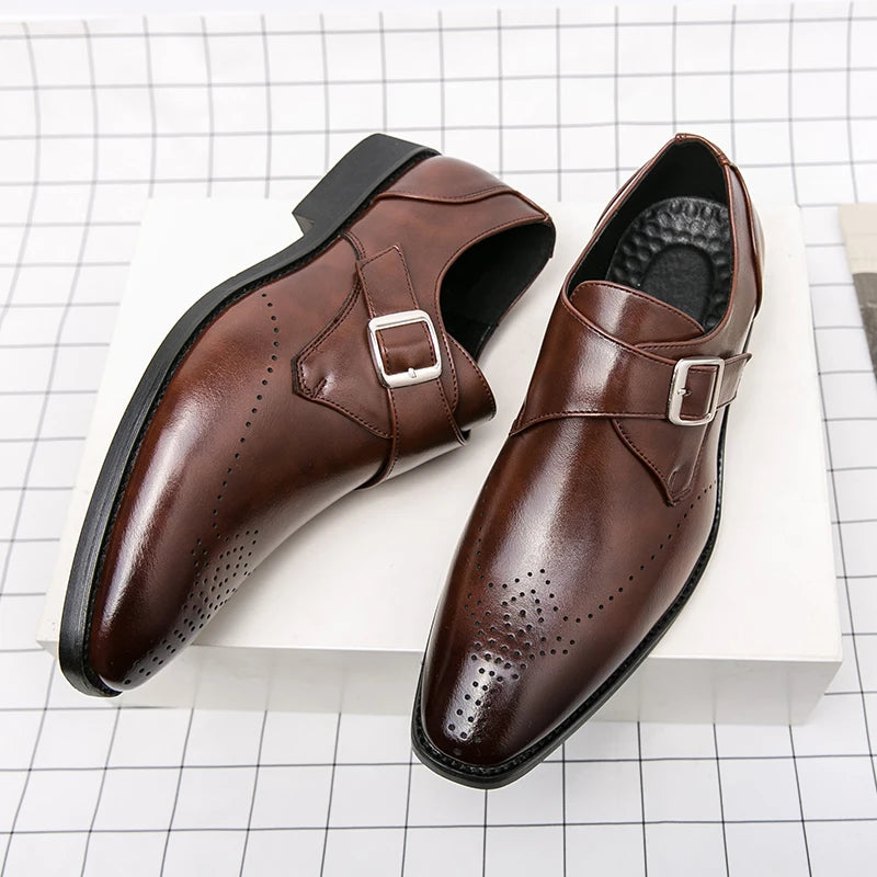 Heren Loafers Zwart Casual Schoenen voor Bruiloft en Feest 4