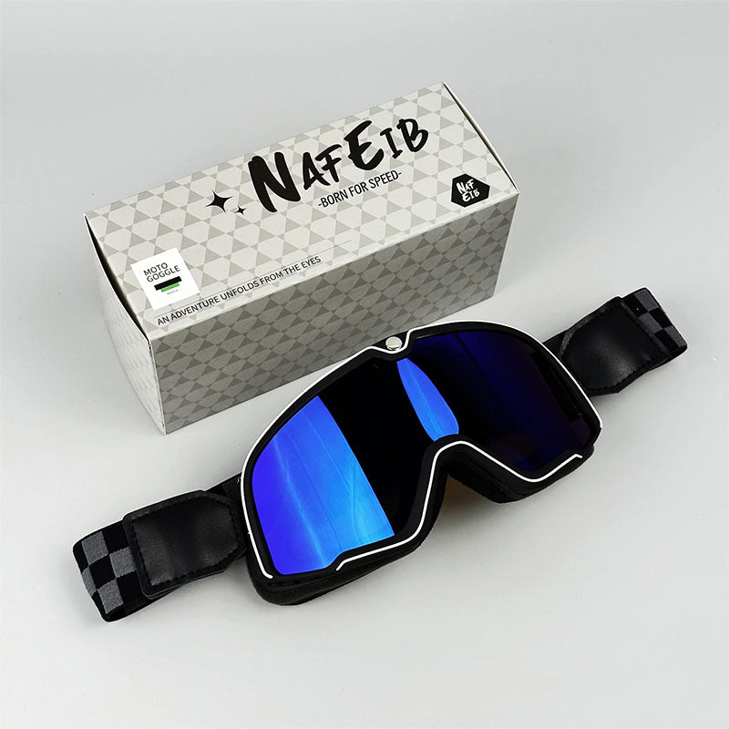 Heren Motorbril Retro Stijl 9