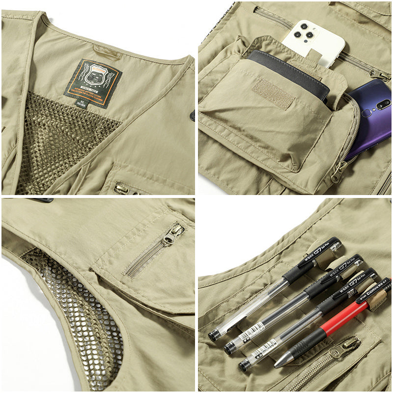 Heren Outdoor Vest Functioneel Lichtgewicht 4