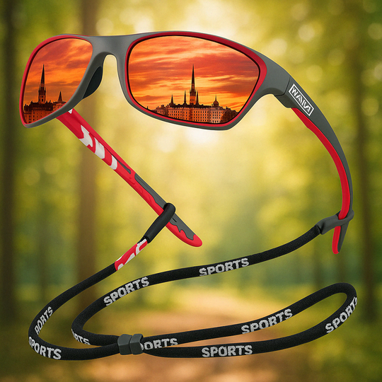 Heren Outdoor Zonnebril Polariserend Sportief Design 1