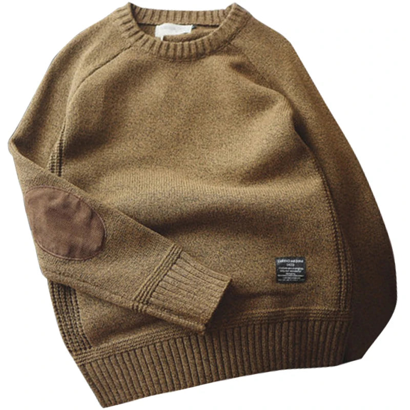 Heren Oversized Trui Gebreid Casual Winter Pullover 3