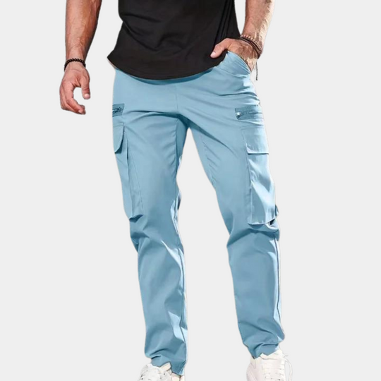 Heren Pantalon Casual met Rechte Pijpen voor Comfortabele Dagelijkse Stijl 6