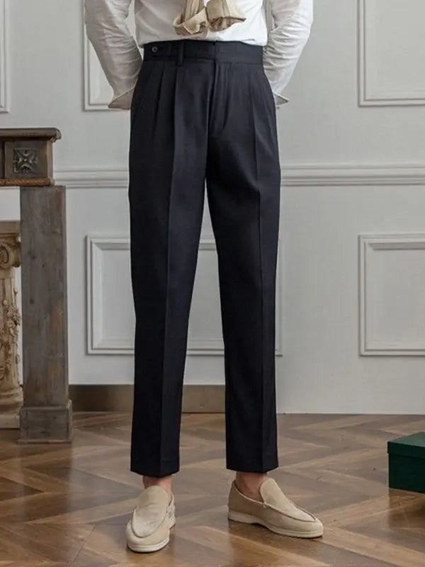 Heren Pantalon Klassieke Pasvorm Tijdloos Stijlvol 1