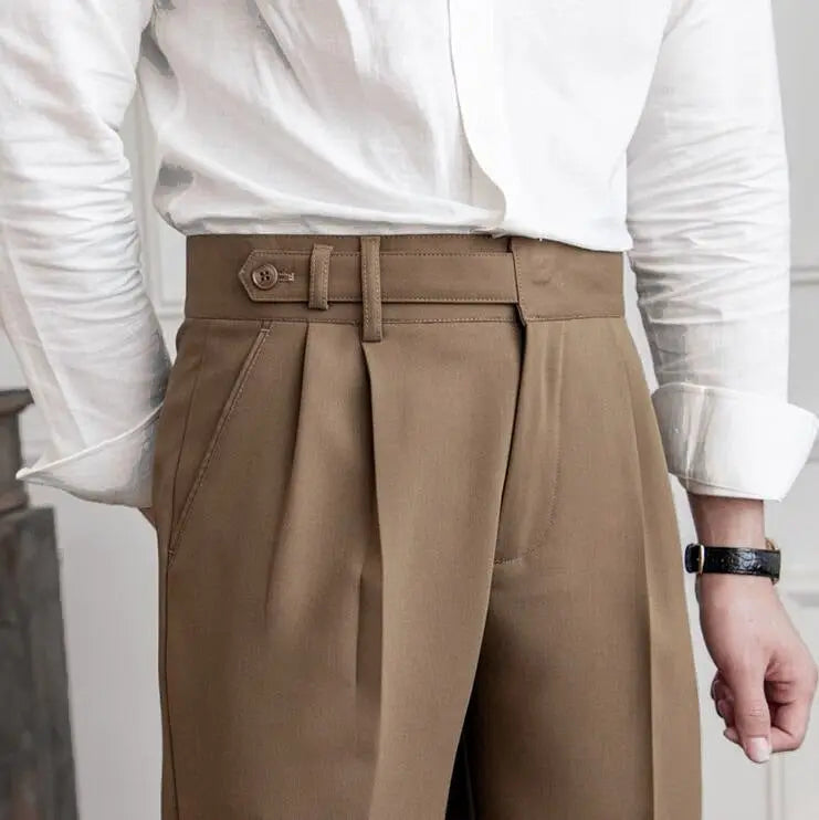 Heren Pantalon Klassieke Pasvorm Tijdloos Stijlvol 5