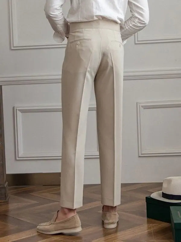 Heren Pantalon Klassieke Pasvorm Tijdloos Stijlvol 6