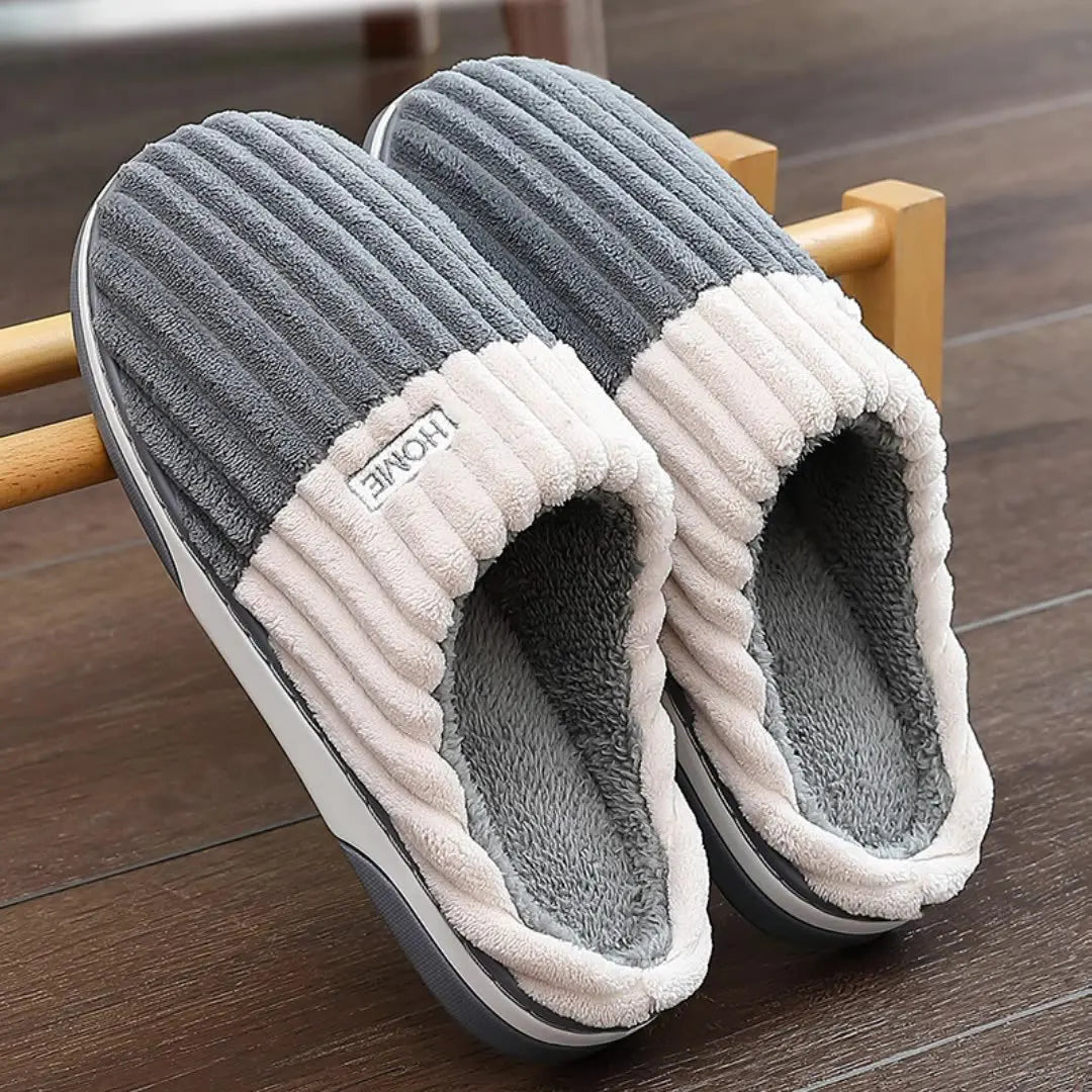 Heren Pantoffels Gestreept Comfortabel 1