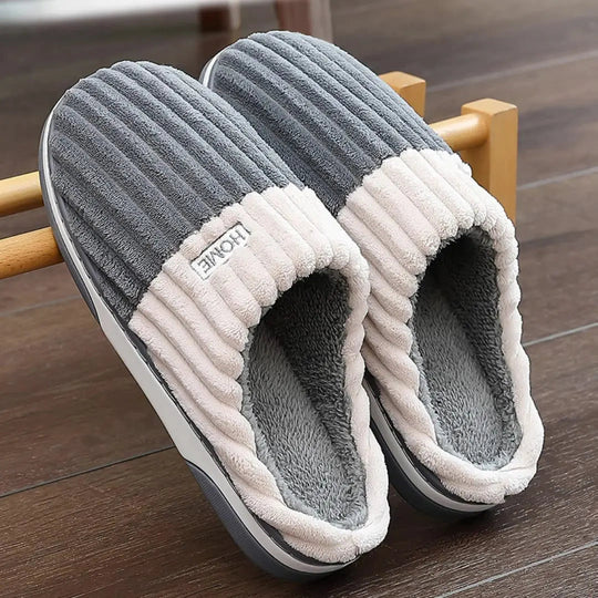 Heren Pantoffels Gestreept Comfortabel 1