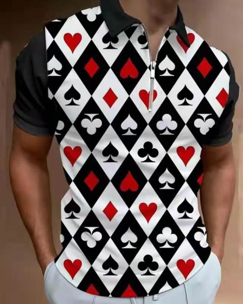 Heren Polo Shirt Met Omgeslagen Kraag 1