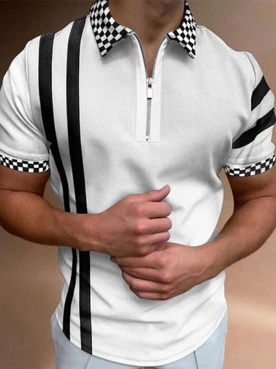 Heren Polo Shirt Met Omgeslagen Kraag 11