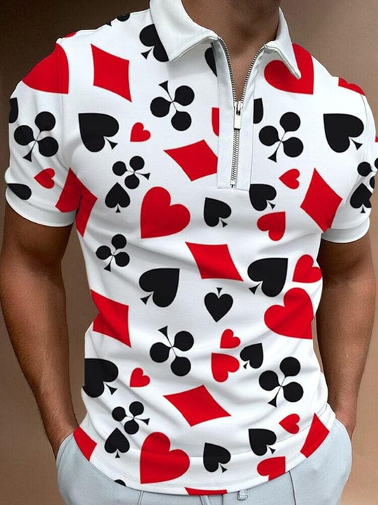 Heren Polo Shirt Met Omgeslagen Kraag 8
