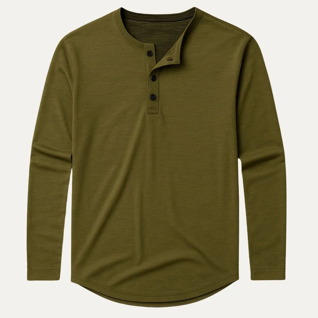 Heren Polo met Lange Mouwen Casual Stijl 1