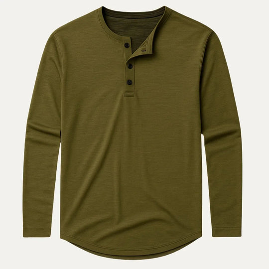Heren Polo met Lange Mouwen Casual Stijl 1