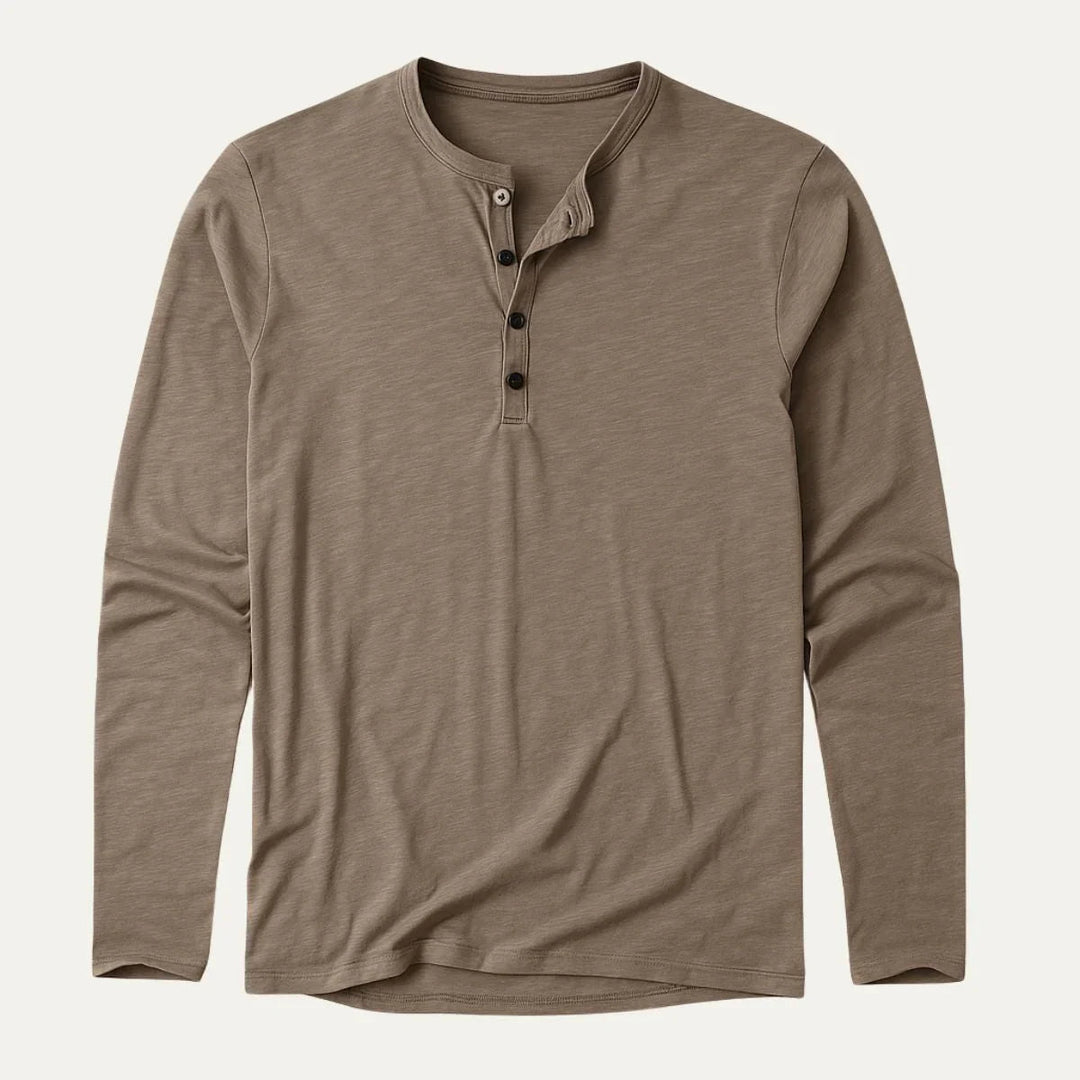 Heren Polo met Lange Mouwen Casual Stijl 3