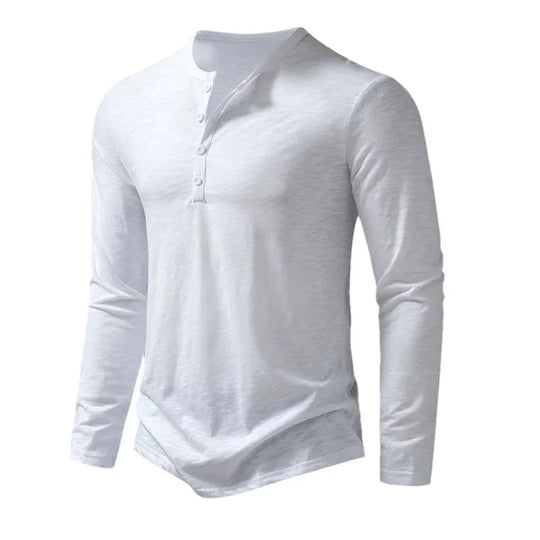 Heren Polo met Lange Mouwen Casual Stijl 6