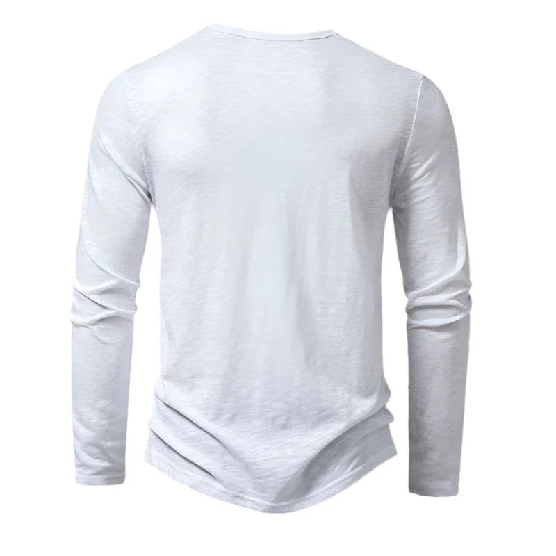Heren Polo met Lange Mouwen Casual Stijl 7