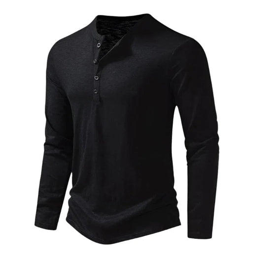 Heren Polo met Lange Mouwen Casual Stijl 9