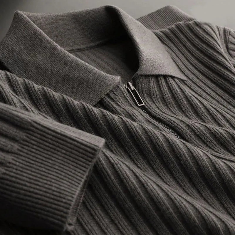 Heren Polotrui met Ritssluiting Casual Stijl 6
