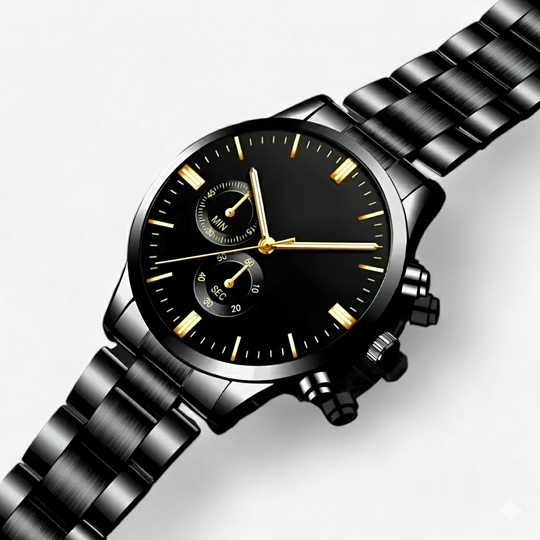 Heren Quartz Horloge Stijlvol Zwart 3