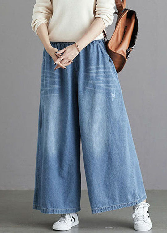 Heren Rechte Denim Broek met Normale Zakken 1