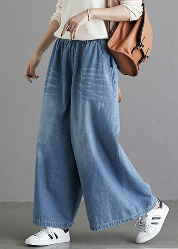 Heren Rechte Denim Broek met Normale Zakken 3