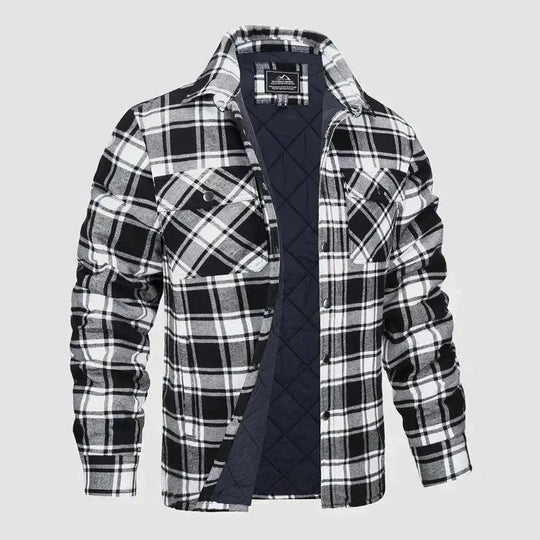 Heren Ruitvormige Langarmige Blazer 11