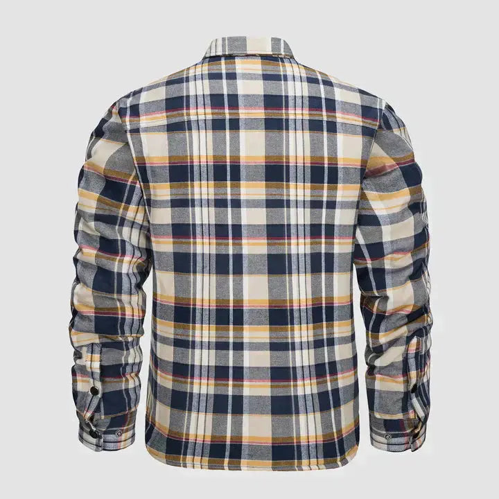 Heren Ruitvormige Langarmige Blazer 3