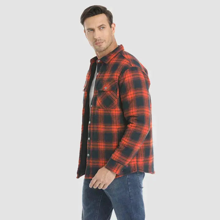 Heren Ruitvormige Langarmige Blazer 7