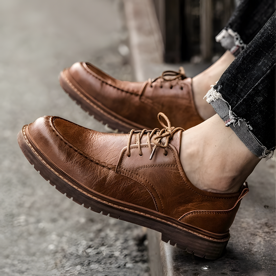 Heren Schoenen Veterschoenen Tijdloos Design 6