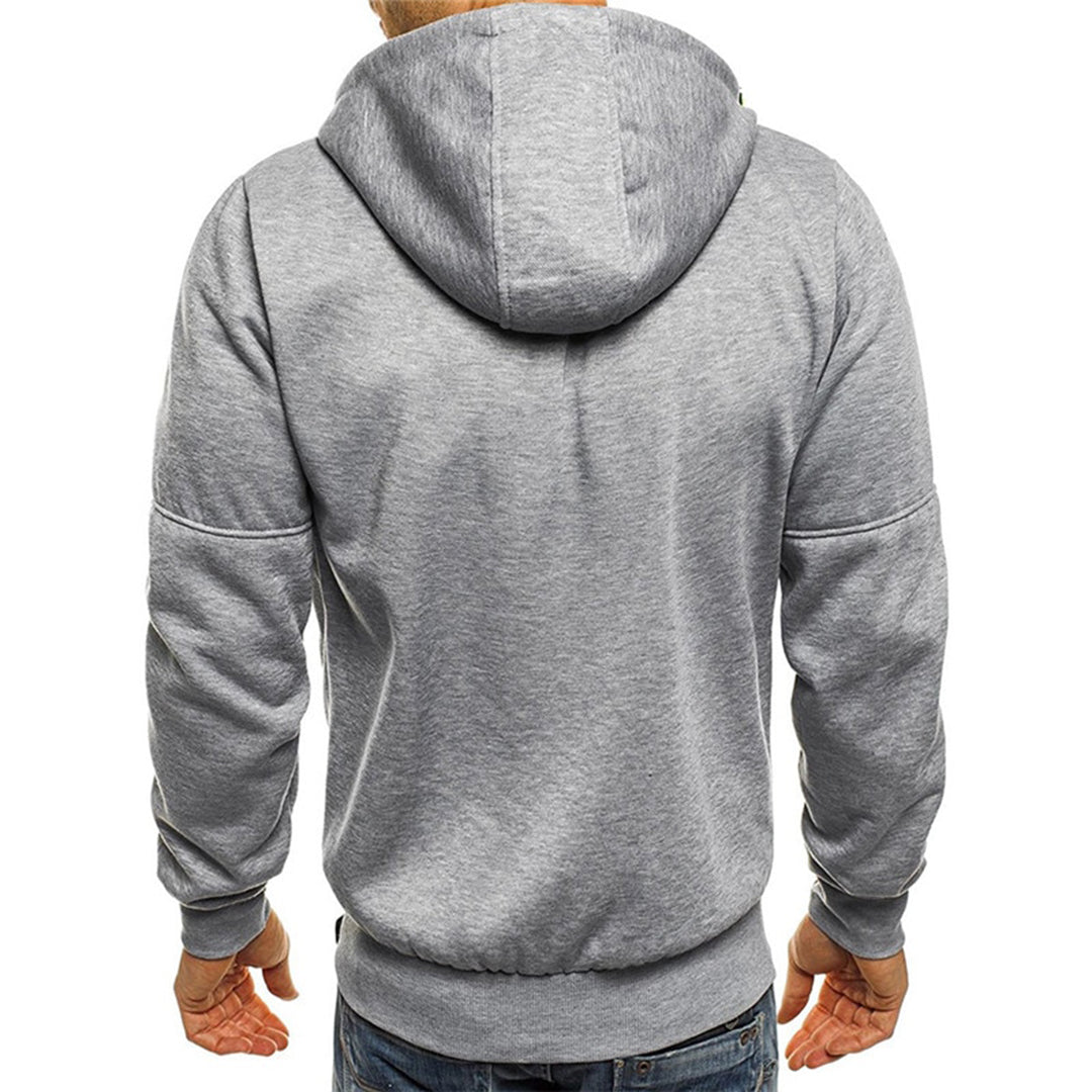 Heren Sweater met Rits en Capuchon 7