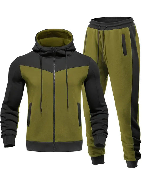 Heren Trainingspak Modern en Comfortabel 2-delig Voor Actieve Sporters 1