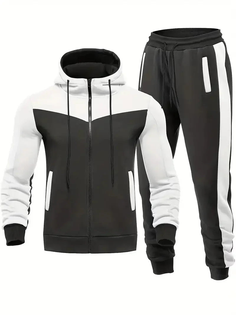 Heren Trainingspak Modern en Comfortabel 2-delig Voor Actieve Sporters 2
