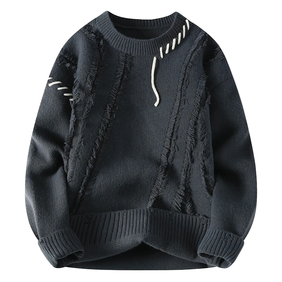 Heren Trui Patchwork Stijl Casual 0