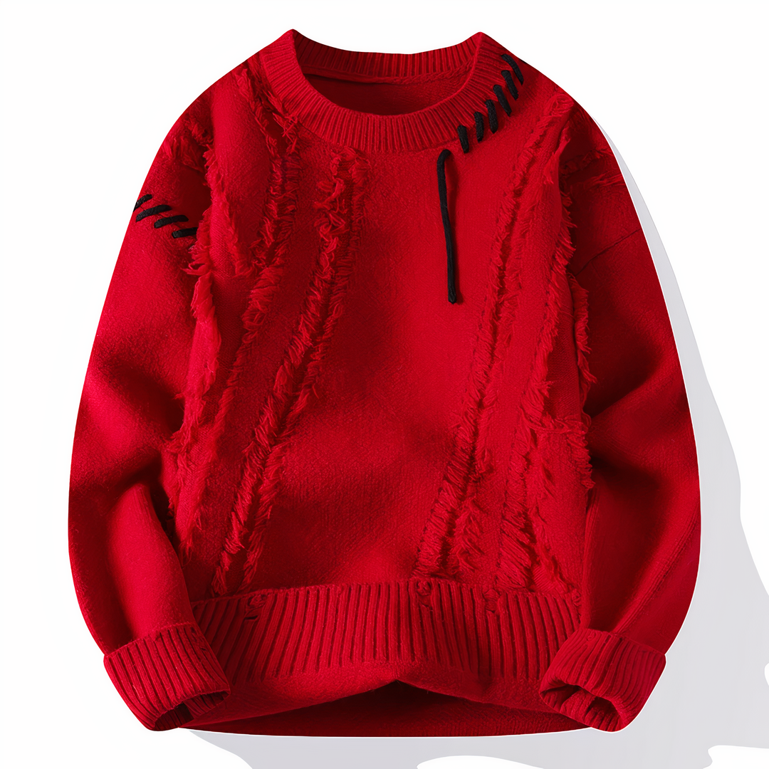 Heren Trui Patchwork Stijl Casual 7
