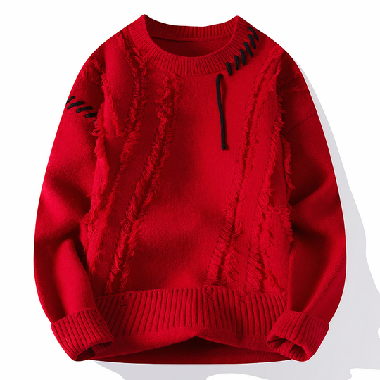 Heren Trui Patchwork Stijl Casual 7