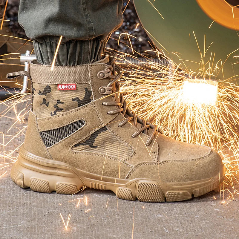 Heren Veiligheidsschoenen S3 Tactisch Met Stalen Teen 1