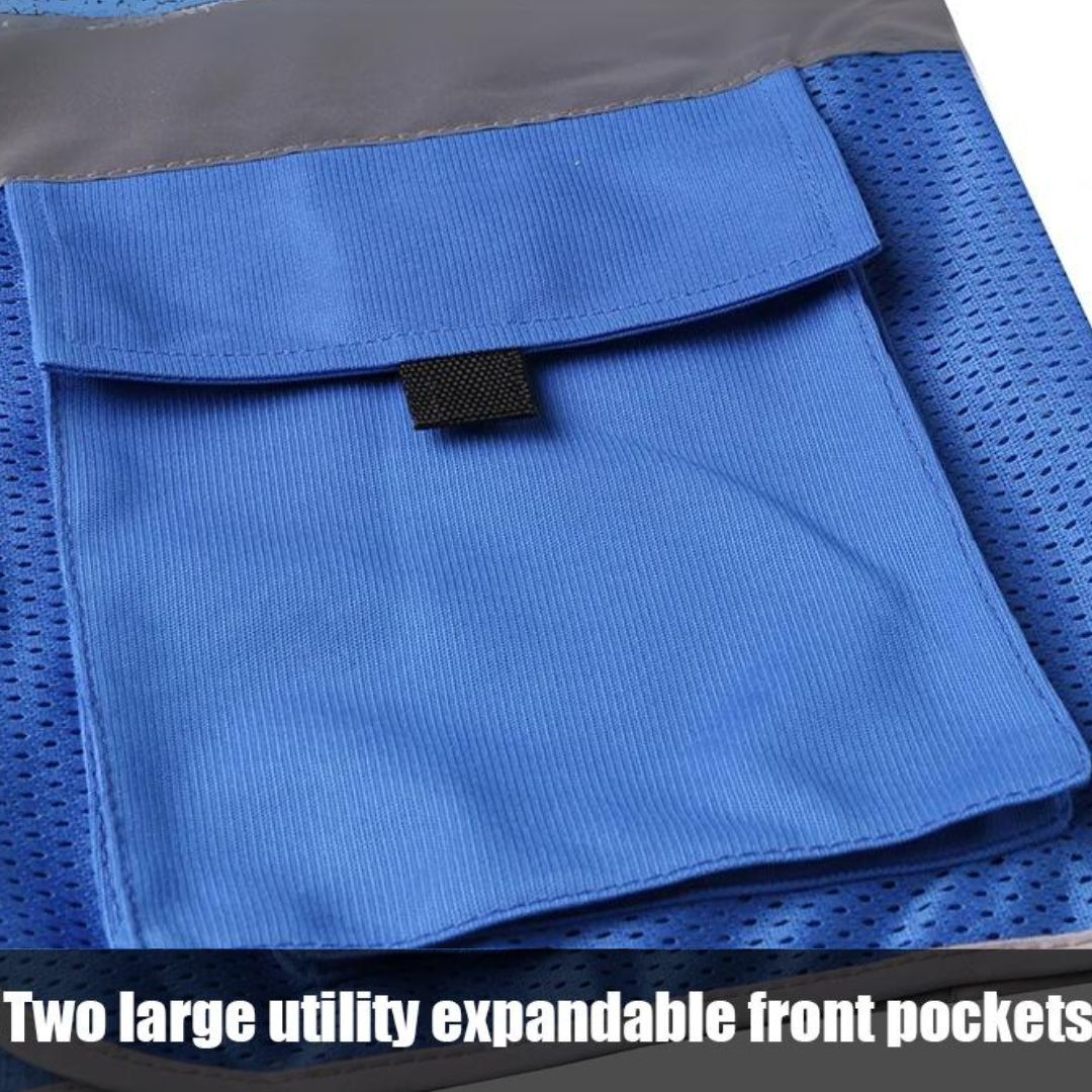 Heren Veiligheidsvest Reflecterend met Hoge Zichtbaarheid 5