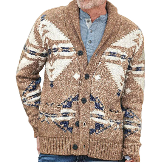 Heren Vest Geometrisch Patroon Casual 0